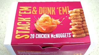 McDonald's 20 piece nugget mchallenge