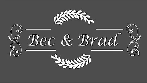 Wedding Service for Rebecca Richards and Brad Fraz...