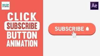 Click Subscribe Button Animation | After Effects Tutorial | YouTube Subscribe Animation Tutorial