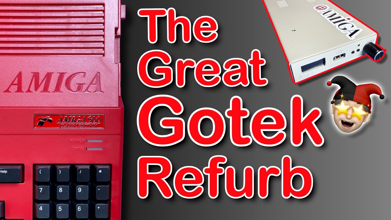 Ремонт моей Amiga A500 с помощью Gotek.