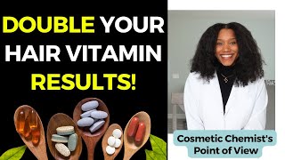 Stop Wasting Your Hair Vitamins! Here's How To Take Them Right