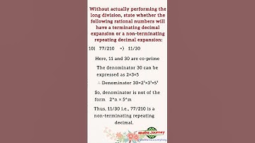 Real Numbers || Exercise 1.4 || Question number 1 || Class 10