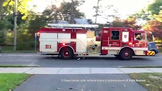 West Hartford Fire Department Engine 1 Responding With Q2B, Air Horns & Epsilon!