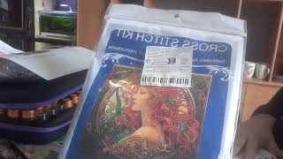 Haul temu 100% point de croix crossstitch 