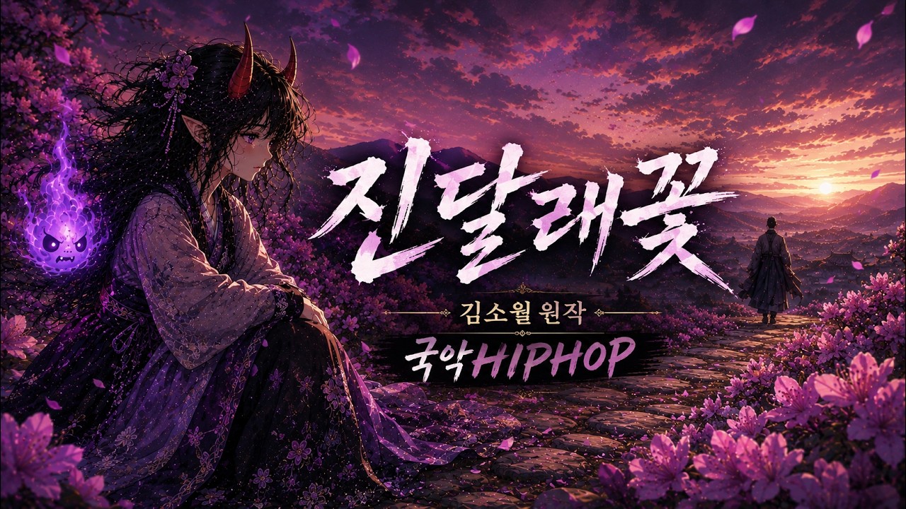 🌸진달래꽃🌸ㅣ떠나는 마음을 붙잡을 수 없어🥁국악 조선힙합!