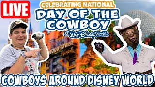 🔴Live: National Day of the Cowboy Around Disney World! - Rides & More - Disney World Livestream