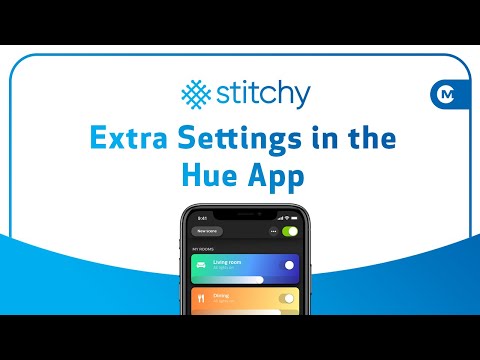 Step 3: Extra settings found in the Hue app