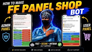 How To Make A Php Bot FF Selling Bot Telegram 100% Free Setpu By Setpu! 🎉