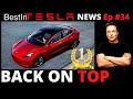 Tesla Back on TOP | A tesla survives a tidalwave | New record for Tesla on its way | Revolutionary!