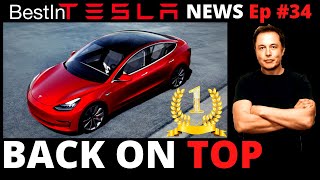 Tesla Back on TOP | A tesla survives a tidalwave | New record for Tesla on its way | Revolutionary!