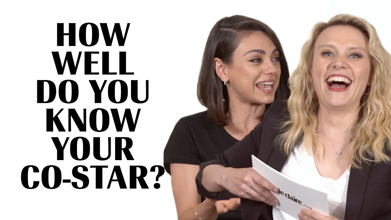 Fights Mila Kunis To Avoid | How Well Do You Know Your Co-Star - YouTube