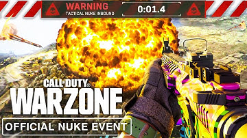 OFFICIAL WARZONE NUKE EVENT LIVE! (Warzone Live Event PART 1)
