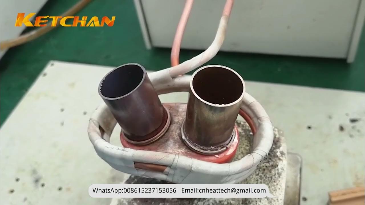 How to Braze Heat Exchanger Copper Tube With Induction Heating? YouTube