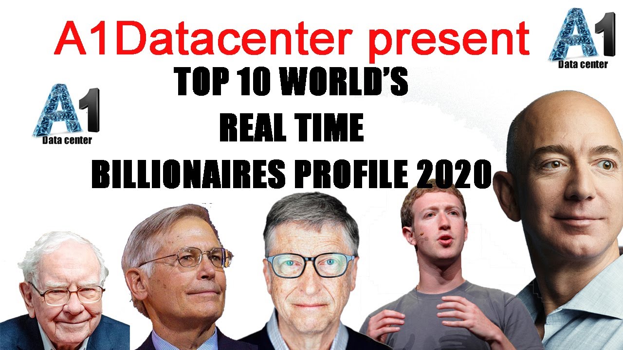Top 10 richest people in the world 2020Real time billionaires