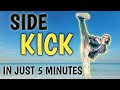 How to do side kick ||Side kick kaise kren ||ساییڈ کک کیسے کریں || Side Kick tutorial