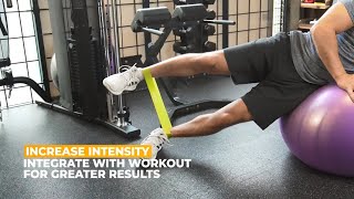 Resistance Loop Bands for Legs by Physix Gear Sport