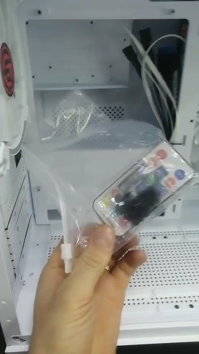 БЕЛЫЙ КОРПУС КУБ, АКВАРИУМ GINZZU // BLACK PC // RYZEN - YouTube