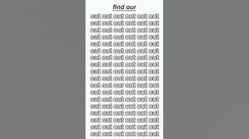 Challenge yourself to FIND our in 5sec #pick #your #brain