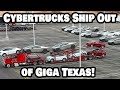 CYBERTRUCKS SHIP OUT OF GIGA TEXAS! - Tesla Gigafactory Austin 4K  Day 3/15/24 -Tesla Terafactory TX