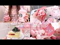 vlog | ピンク好き社会人のサンリオショップに行って可愛いに囲まれて過ごす3日間のvlog🎀✨最後お知らせあり📢オタ活/サンリオ/ガチャガチャ