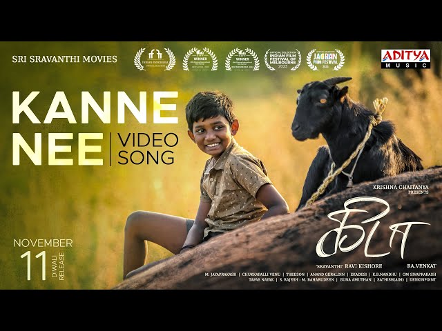 Kanne Nee Video Song | Kida Movie | Ra.Venkat | Theeson | Sravanthi Ravi Kishore class=