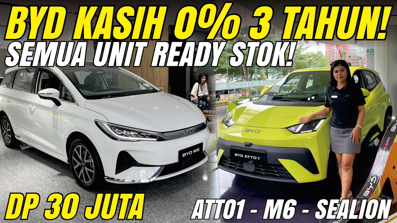 BYD GAK MAU KALAH! BYD ATTO 1 & M6 KASIH RATE KHUSUS DI AKHIR TAHUN