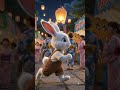 Bibi Lost His Lantern 🎐  #shorts  #3danimation  #cutebunny