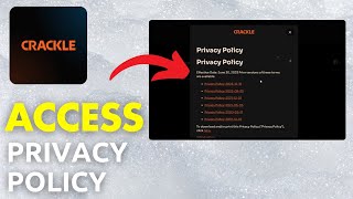 How Can You Access The Privacy Policy On The Crackle