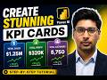 🔥 Create Stunning KPI Cards in Power BI | Complete Card Formatting Tutorial