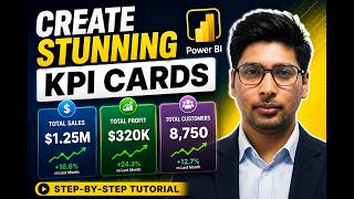 🔥 Create Stunning KPI Cards in Power BI | Complete Card Formatting Tutorial