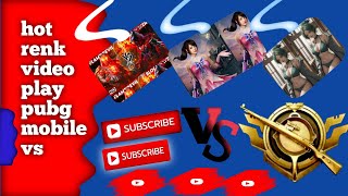 Hot Renk Push Five Finger Gameplay Pubg Mobile Video