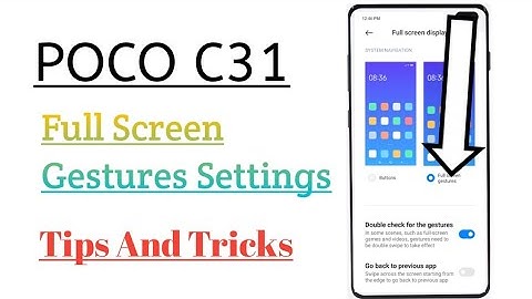 POCO C31 || Full Screen Display Settings How To Use 🔥