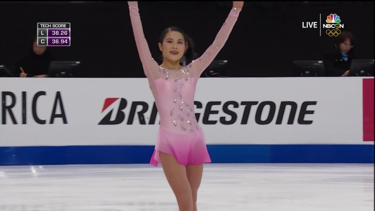 2017 Skate America Miyahara, Satoko SP JPN NBC