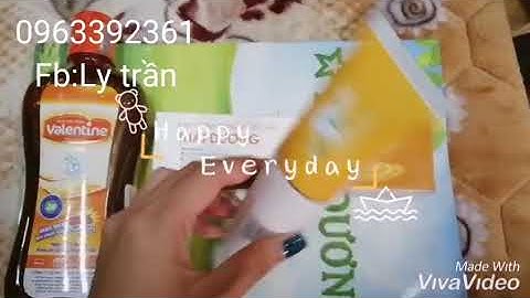 Kem đánh răng Thái dương. Nước súc miệng Valentine. Cam kết hết nhiệt miệng, hôi miệng, viêm lợi