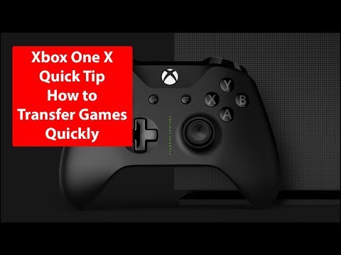 Xbox One X Quick Tip | Transfer Games Quickly from Xbox One to Xbox One X