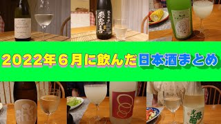 #66 2022年6月に飲んだ日本酒まとめ【個人的リピートしたい日本酒を発表！】ソガペールエフィス