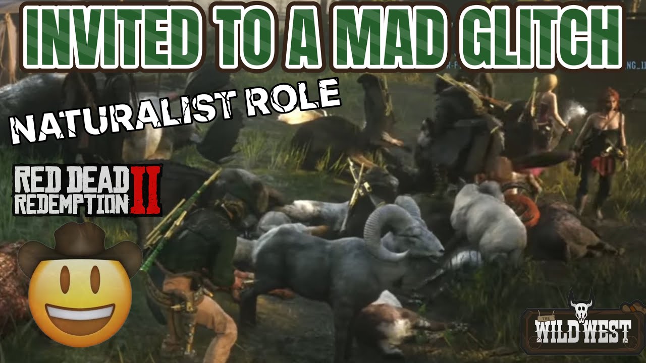 I WAS INVITED TO NATURALIST LEGENDARY ANIMAL TAKE SAMPLE GLITCH 🤠 RDR2 ...