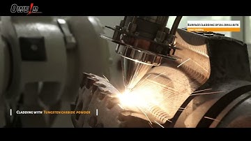Laser cladding machine——Surface cladding of oil drill bits#automobile #welder #cladding #laser