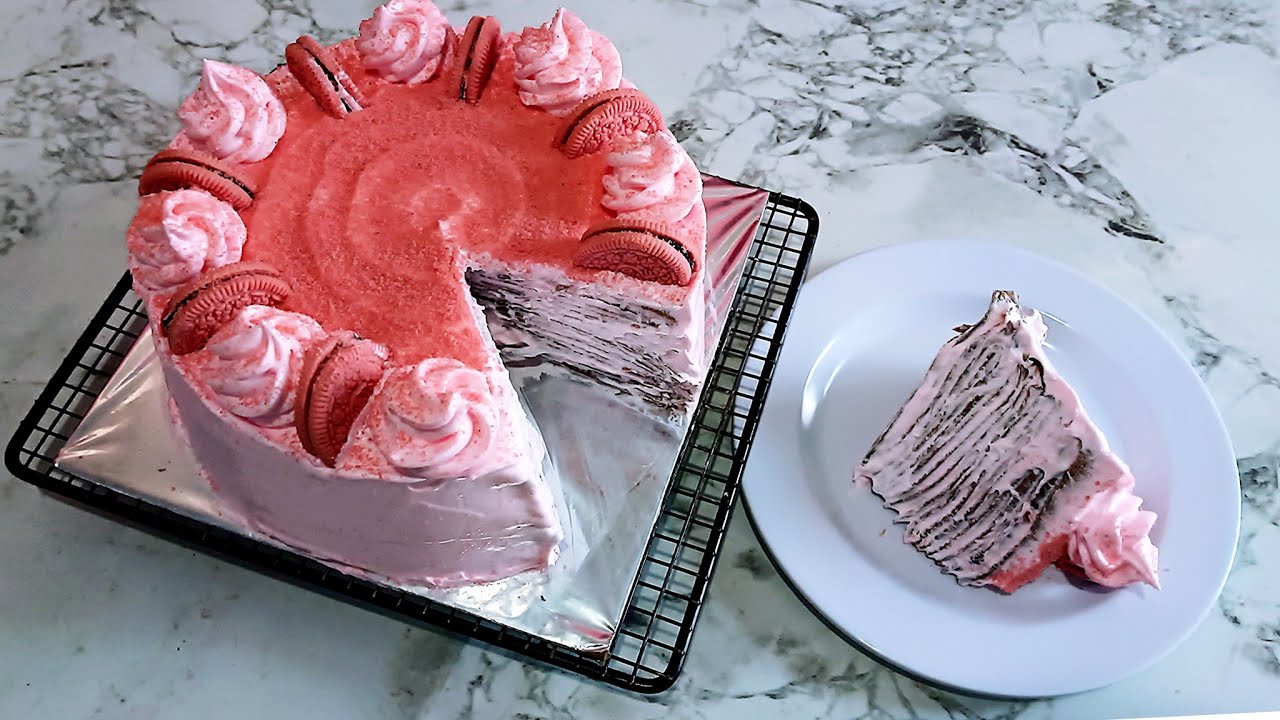 ahirnya bikin juga, setelah sekian lama mager, mille crepes mudah kok