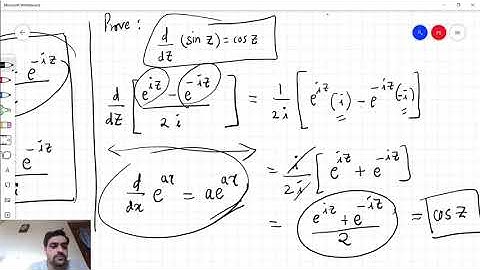 TYBSc SEM5 P1 U2C1 Lecture3 Exponential and trigonometric functions of complex numbers