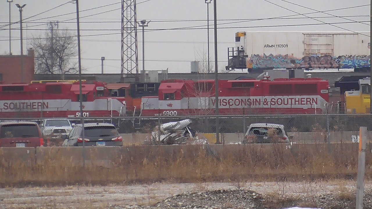 Brand New WSOR GP59's Sitting In BRC Clearing Yard 2/8/23