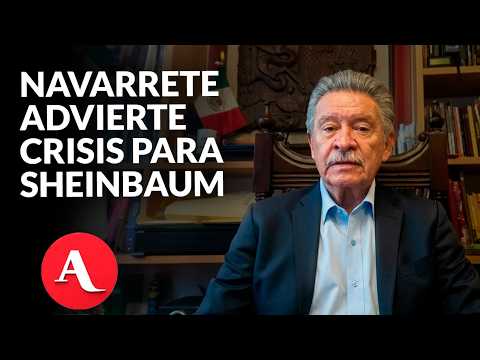 Navarrete advierte crisis para Sheinbaum por señalamientos de Estados Unidos