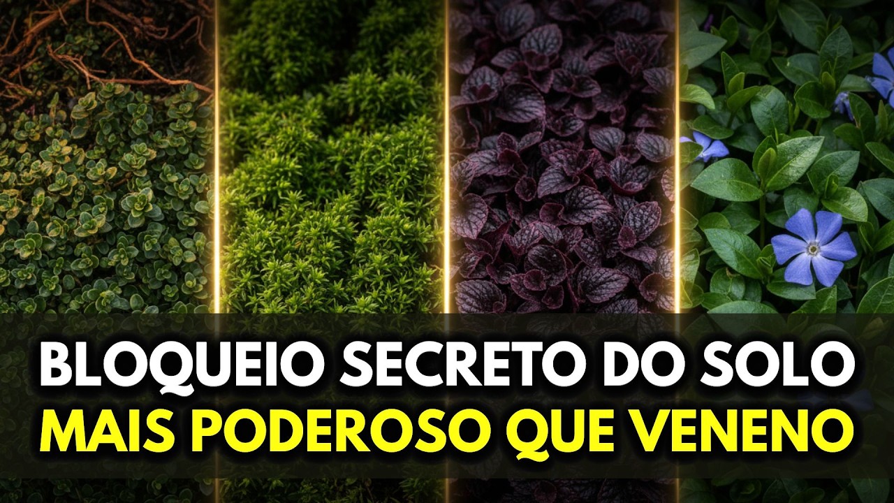 10 Plantas Que BLOQUEIAM O MATO de Forma Secreta e Nunca Deixam Espaço Vazio Melhor que Veneno