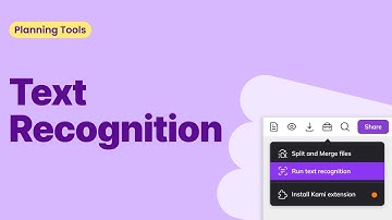 How to Use Text Recognition in Kami | Editable Scanned PDFs