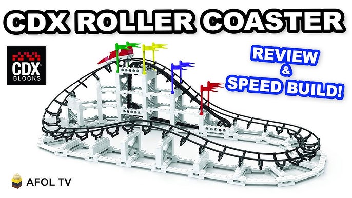 CDX Blocks Cyclone Roller Coaster Building Set