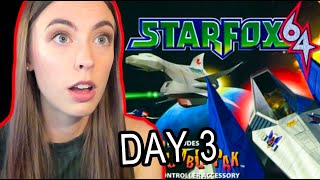 FIRST TIME PLAYING STARFOX 64 (DAY 3)