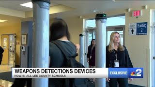 Weapon detection devices now installed in all Lee County Schools