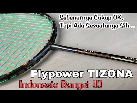 Flypower TIZONA, Salah Satu Raket Power & Speed Terbaik, Desain