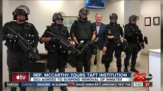 Rep. Kevin McCarthy Tours Taft Institution