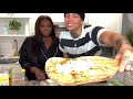 COOK WITH US! TRYING TIKTOK RECIPES (PANCAKE COVERED BACON + BREAKFAST BANANA BITES)